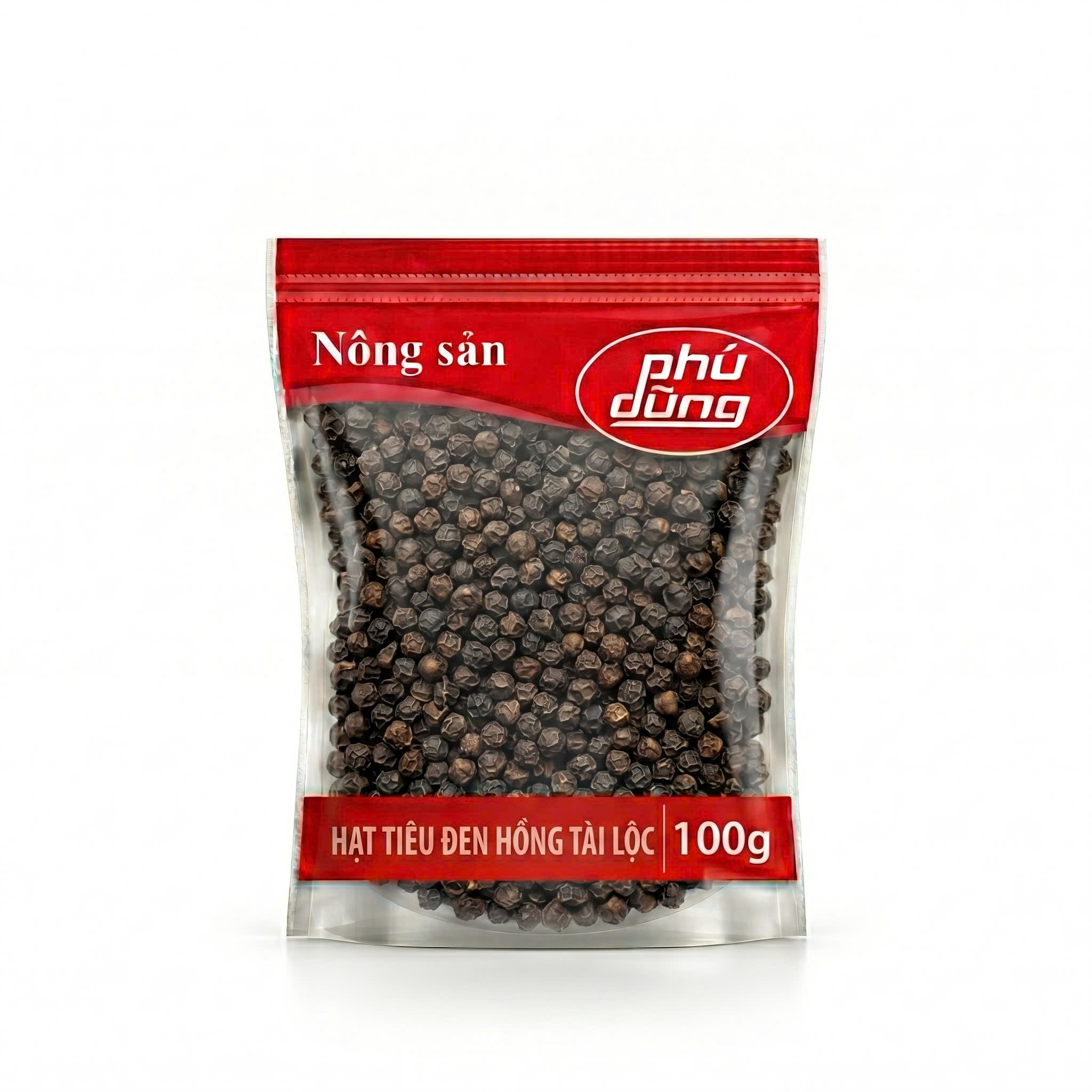 Hạt Tiêu Đen Hồng Tài Lộc 100g (loại 1)