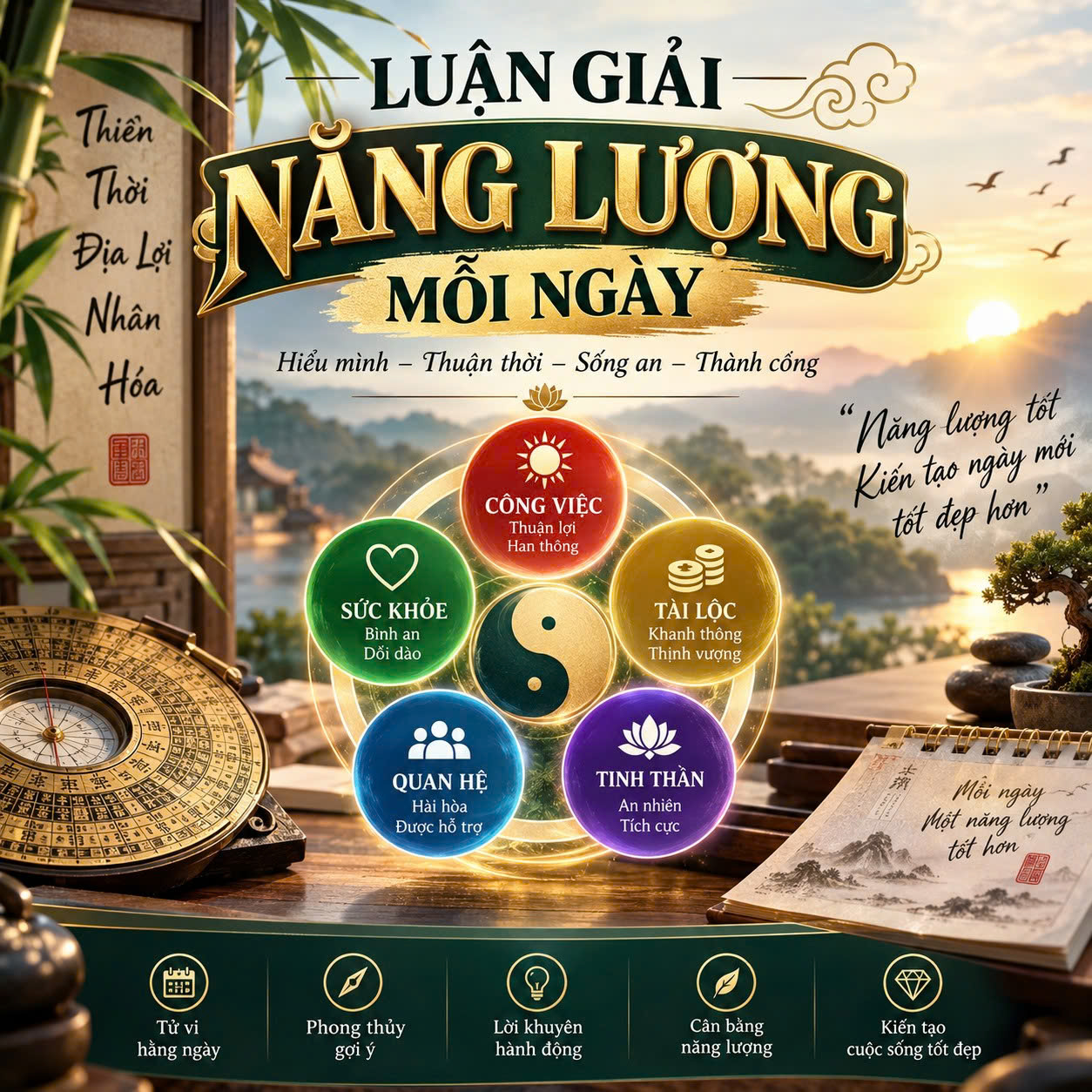 Luận giải năng lượng mỗi ngày