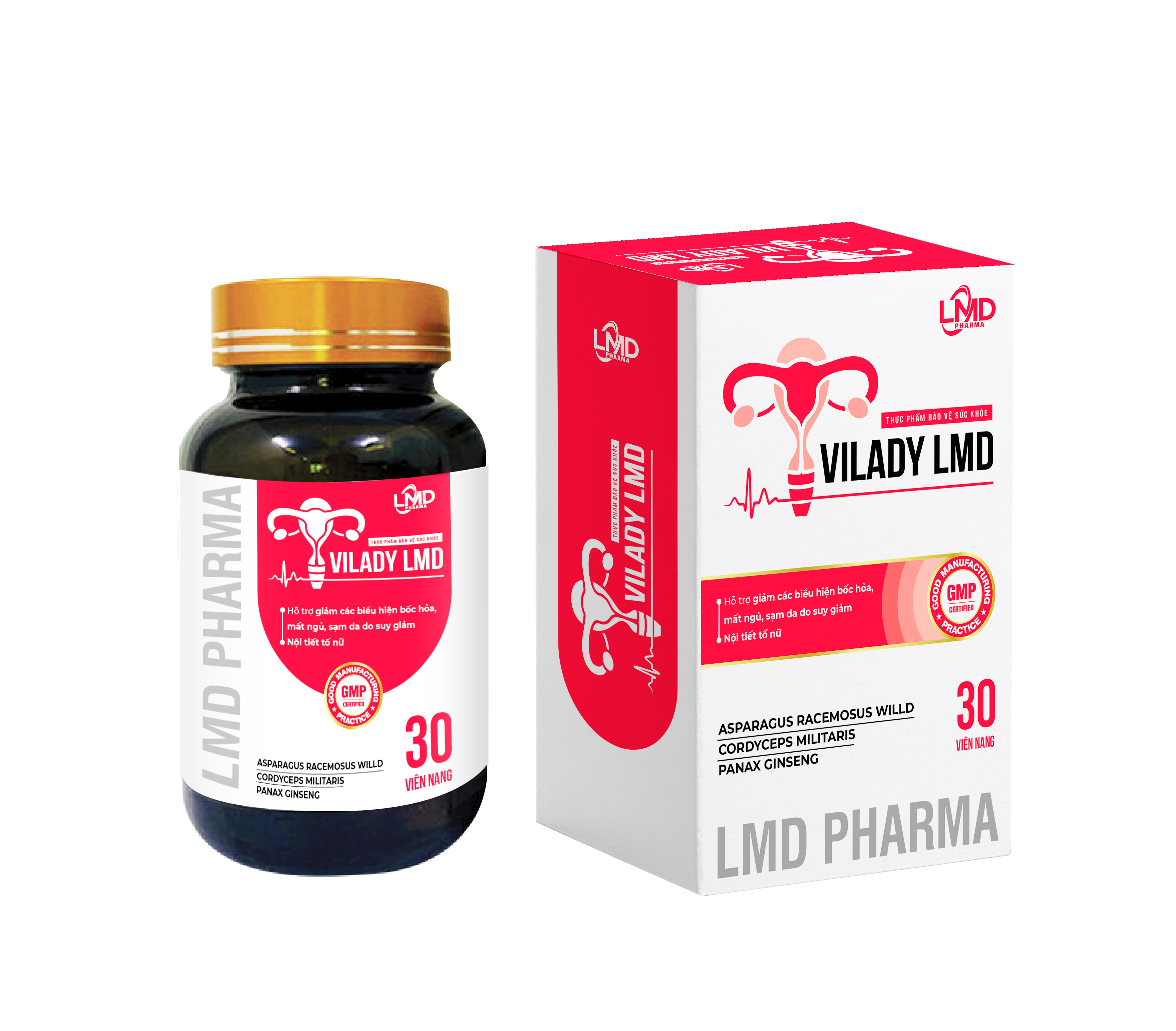 Nội tiết tố nữ Vilady LMD 30 viên